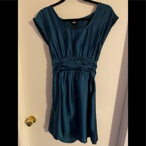 Cocktail dress; H&M size 10 US; jewel tone blue; great condition